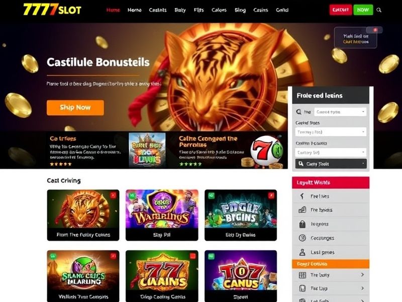 777slot.com – Your premier destination for high-quality online gambling games. Explore real money slots, casino bonuses, and expert guides to elevate your gaming experience with 777slot.